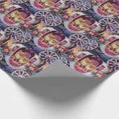 Pomeranian hond Valentijnsdag  Cadeaupapier (Hoek)