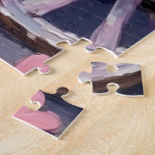 Pomeranian hond Valentijnsdag  Legpuzzel (Zijkant)