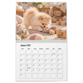 Pomeranian Honden Kalender (Jan 2027)