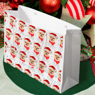 Pomeranian hondenras Kerststerren Groot Cadeauzakje