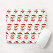 Pomeranian hondenras Kerststerren Muismat (Met muis)