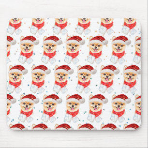 Pomeranian hondenras Kerststerren Muismat