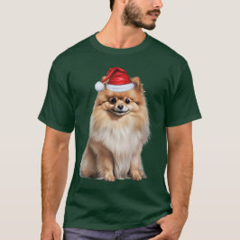 Pomeranian-hondliefhebber Funny Kerstmis T-shirt