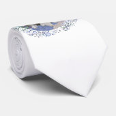 Pomeranian in bloementuin stropdas (Opgerold)