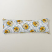 Pomeranian in madeliefjes schilderen originele hon lichaamskussen (Achterkant)