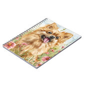 Pomeranian Journaal – Notities voor hondenmoeders Notitieboek (Linkerzijde)