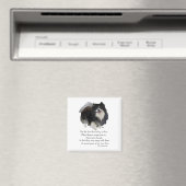 Pomeranian Keepomwille Male Magneet (Insitu (Vaatwasser))