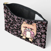 Pomeranian Kersenbloesem Accessoiretas Etui (Open)