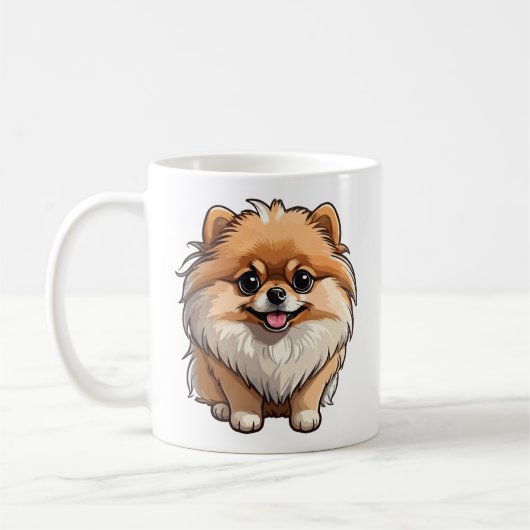 Pomeranian Koffiemok (Links)