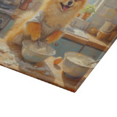Pomeranian Kookt in Keuken Snijplank (Hoek)
