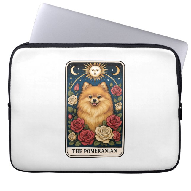 Pomeranian Laptop Sleeve (Voorkant)