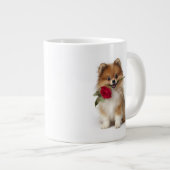Pomeranian Liefde Grote Koffiekop (Voorkant rechts)