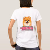 🐾 Pomeranian Liefhebber Bord 🐾 T-shirt (Achterkant)