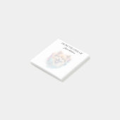 Pomeranian Liefhebber Geborduurde Hond Post-it® Notes (Schuin)
