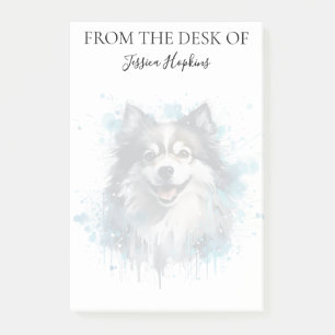 Pomeranian Liefhebber Geborduurde Hond Post-it® Notes