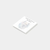 Pomeranian Liefhebber Geborduurde Hond Post-it® Notes (Schuin)