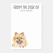 Pomeranian liefhebber post-it® notes (Voorkant)
