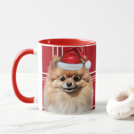 Pomeranian-liefhebbers Pomeraniaanse Kerstvakantie Mok