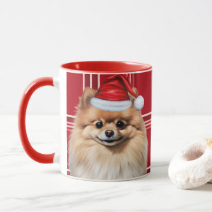 Pomeranian-liefhebbers Pomeraniaanse Kerstvakantie Mok