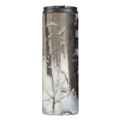 Pomeranian liet het sneeuwKerstmis Thermosbeker (Achterkant)