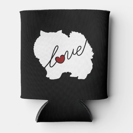 Pomeranian Love Blikjeskoeler (Voorkant)