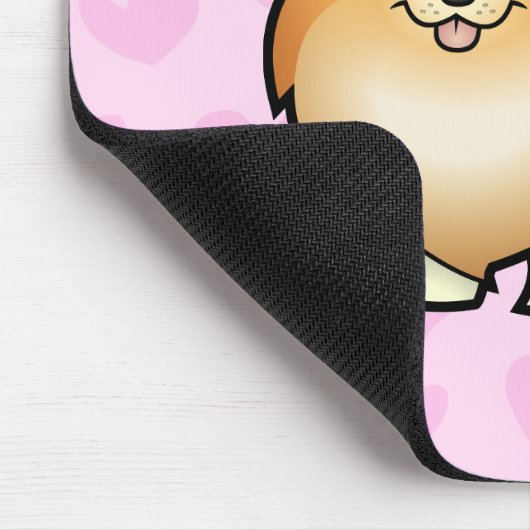 Pomeranian Love Muismat (Hoek)