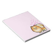 Pomeranian Love Notitieblok (Schuin)