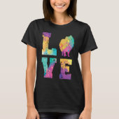 Pomeranian Love T-shirt (Voorkant)