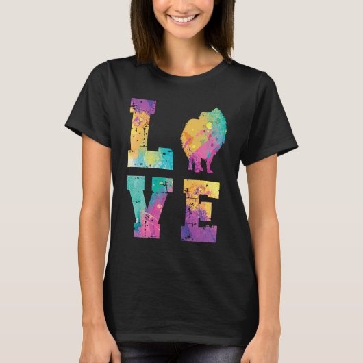 Pomeranian Love T-shirt (Voorkant)