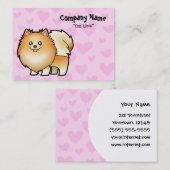 Pomeranian Love Visitekaartje (Voorkant / Achterkant)