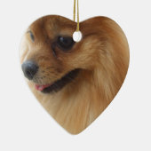 Pomeranian Lover Keramisch Ornament (Rechts)