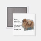 Pomeranian Lovers Gifts Magneet (Voorkant / Achterkant)