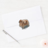 Pomeranian Lovers Gifts Ronde Sticker (Envelop)