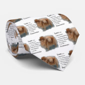 Pomeranian Lovers Gifts Stropdas (Opgerold)