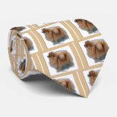 Pomeranian Lovers Gifts Stropdas (Opgerold)