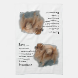 Pomeranian Lovers Gifts Theedoek