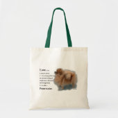 Pomeranian Lovers Gifts Tote Bag (Voorkant)