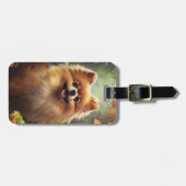 Pomeranian Luggage Tag Bagagelabel (Voorkant horizontaal)