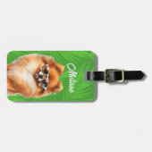 Pomeranian Luggage Tags Bagagelabel (Voorkant horizontaal)
