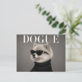 Pomeranian Luxe Haute Couture Briefkaart (Staand voorkant)