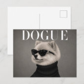 Pomeranian Luxe Haute Couture Briefkaart (Voorkant / Achterkant)