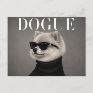 Pomeranian Luxe Haute Couture Briefkaart