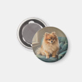 Pomeranian Magneet (Voorkant / Achterkant)