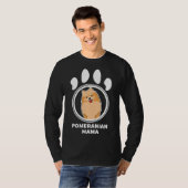 Pomeranian Mama Cute Dog T-shirt (Voorkant volledig)