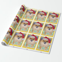 Pomeranian Marley Funny Bad Santa Dog Kerstmis