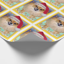 Pomeranian Marley Funny Bad Santa Dog Kerstmis