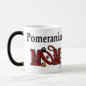 Pomeranian MOM Gifts Magische Mok (Links)
