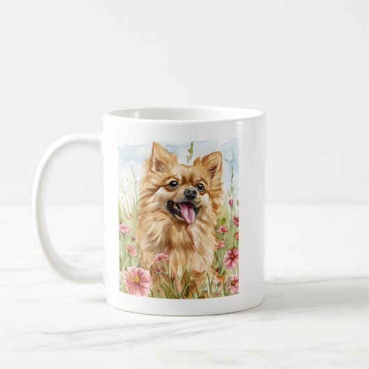  Pomeranian Mug Koffiemok (Links)