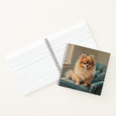 Pomeranian Notitieboek (Binnen)