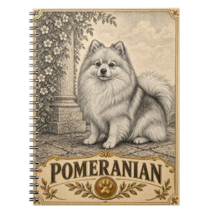 Pomeranian, oud erfgoed hond notitieboek